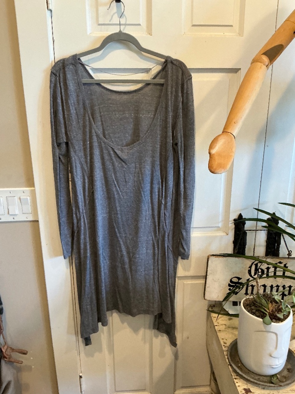 Free People long sleeve tunic or t shirt! Brand new with tags! Size large